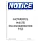 Signmission OSHA Notice Sign, 10" H, 7" W, Rigid Plastic, Hazardous Waste Decontamination Pad Sign, Portrait OS-NS-P-710-V-13334 - alternate 1